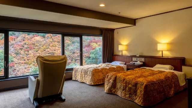 Relax, Deluxe, Twin Beds, Mountain View, River View، Okudogo Ichiyu No Mori Ex Okudogo Hotel 1/1