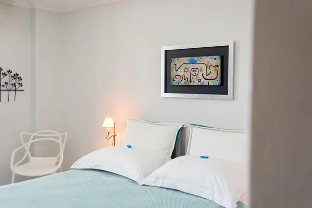 غرفة بسرير مزدوج أو سريرين منفصلين، Villa Renos 6/10