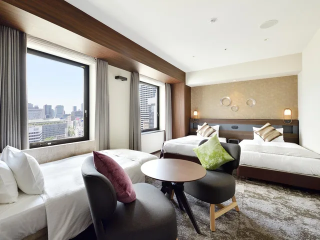 غرفة ديلوكس ثلاثية، HOTEL ELCIENT OSAKA 1/3