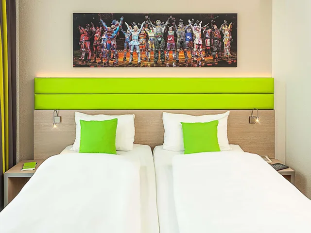 غرفة قياسية بسريرين منفصلين، B&B Hotel Bochum Hbf - Nord 1/1