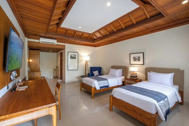 غرفة ديلوكس بسرير كينج بإطلالة على الحديقة، Bhuwana Ubud Hotel 5/10
