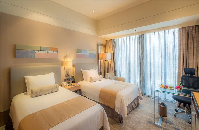 Deluxe Cbd View Twin Room، Xiamen International Conference Center Hotel 3/5
