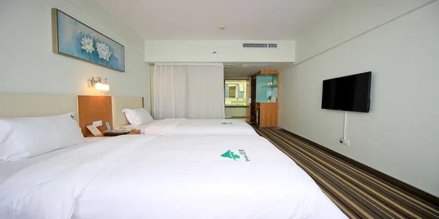 غرفة ديلوكس بسريرين منفصلين، Shanshui Trends Hotel North Huaqiang 1/2