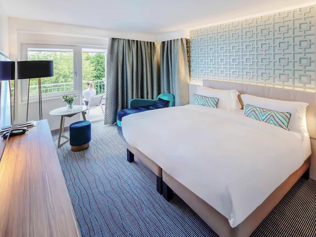 غرفة تنفيذية بسرير كوين بشرفة، Grand Hotel Bregenz - MGallery Collection 2/4