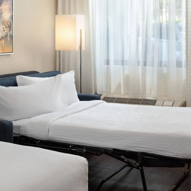 غرفة بسرير كينج في طابق منخفض لذوي الإعاقة، Fairfield Inn By Marriott Anaheim Resort 2/10