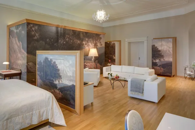 غرفة فاخرة بسرير مزدوج، Chateau Heralec 1/2