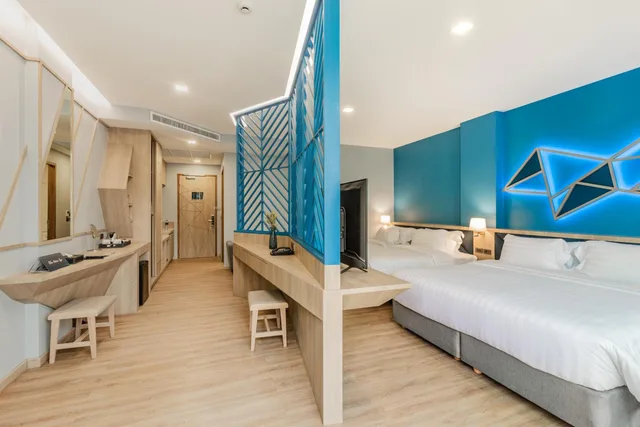 غرفة ديلوكس رباعية، Bluesotel Smart Krabi Aonang Beach Adults Only 1/10