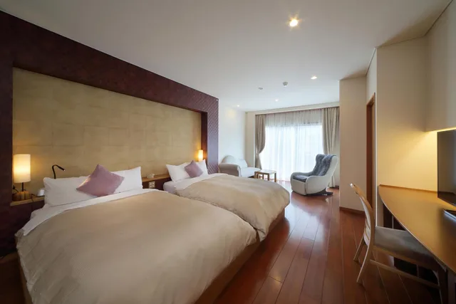 غرفة ديلوكس بسريرين منفصلين في الطابق العلوي، Asaya Hotel 2/2