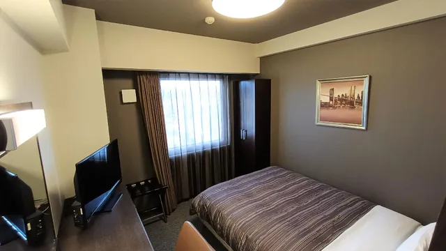 غرفة كومفورت مفردة بحوض استحمام في المبنى الرئيسي للمدخنين، Hotel Route-Inn Iwakiizumi Ekimae 1/1