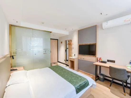 غرفة بزنس بسرير كينج وسرير كوين، GreenTree Inn Hefei Fanhua Avenue Juece Building Business Hotel 3/3