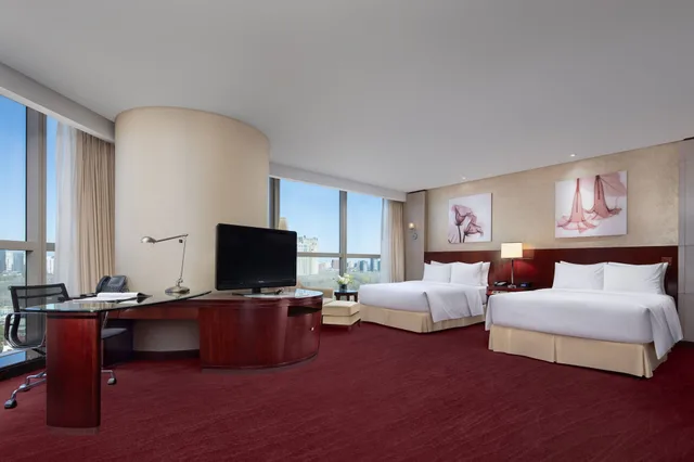 جناح استوديو تنفيذي بسريرين مزدوجين، Beijing Marriott Hotel Northeast 6/10
