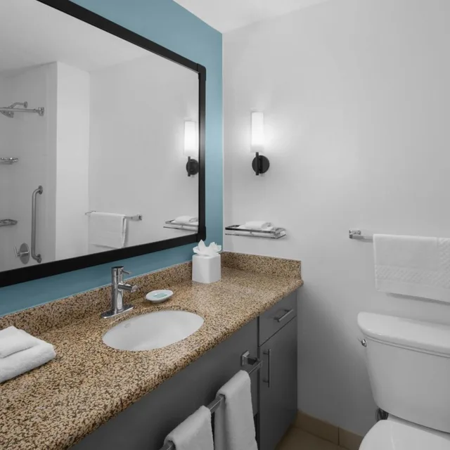 جناح بسرير كينج بغرفة نوم واحدة مع أريكة بحوض استحمام لذوي الإعاقة، Residence Inn White Plains Westchester County 6/8