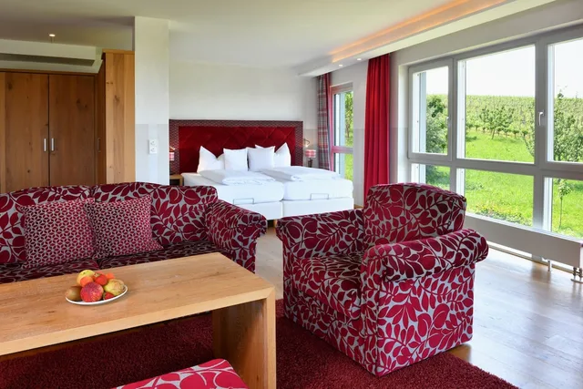 جناح بانورامي بسرير مزدوج، Hotel Rebenhof 4/10