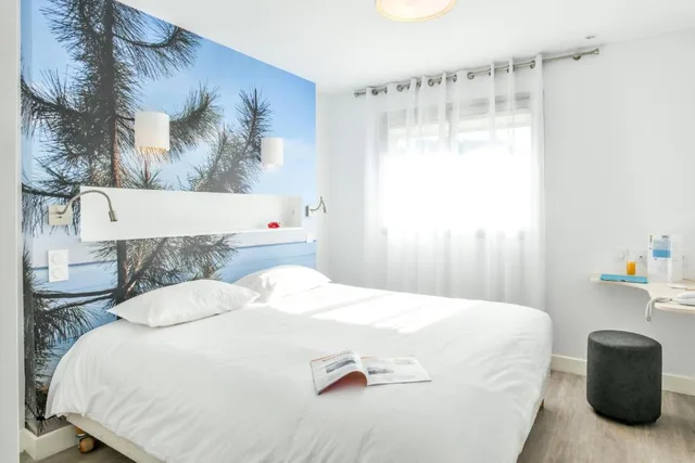 غرفة سوبيريور بسرير مزدوج بشرفة، HÔTEL LES VAGUES 3/4