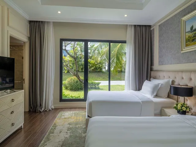 فيلا بسريرين منفصلين وسريرين كينج بـ3 غرف نوم بمسبح خاص، Vinpearl Discovery Wonderworld Phu Quoc 10/10