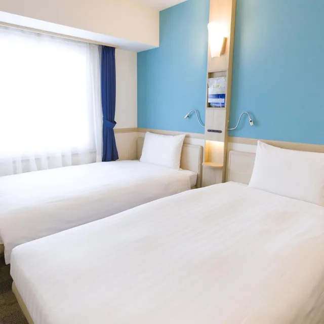 غرفة بسريرين منفصلين للمدخنين، Toyoko Inn Hokkaido Shin Hakodate Hokuto-eki Minami 4/8