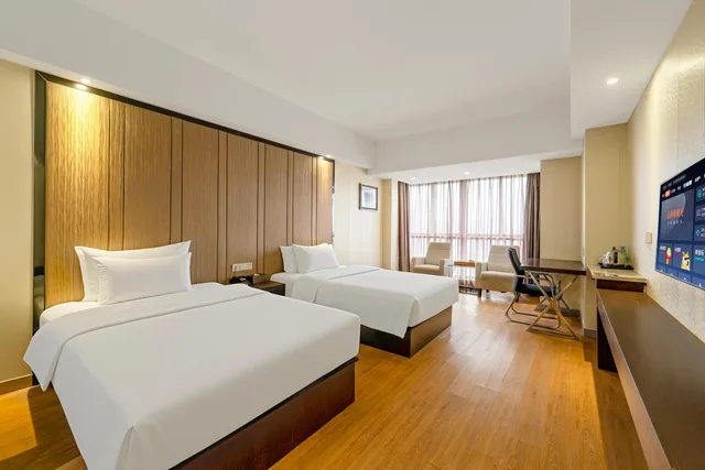 غرفة بزنس بسريرين منفصلين، Manhadun Hotel 1/1