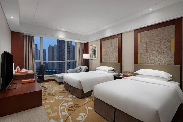 غرفة ديلوكس بسريرين منفصلين، Wyndham Garden Changzhou Zhonglou 1/1