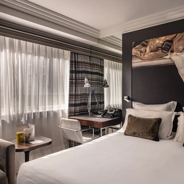 غرفة ديلوكس بسرير مزدوج، The Lowndes London – A Jumeirah Partner Hotel 1/2