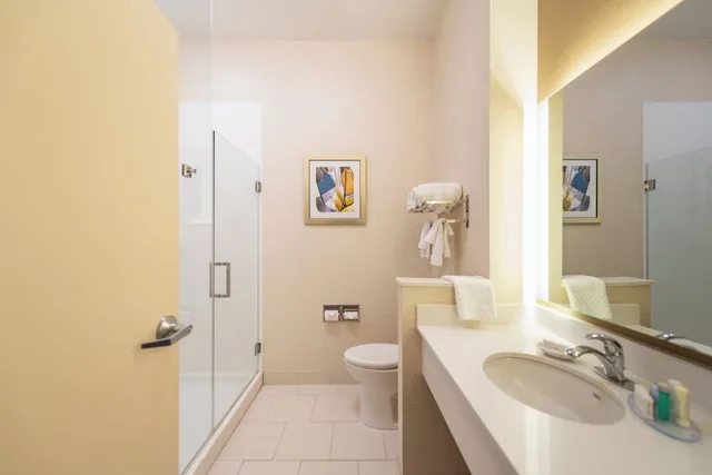 غرفة بسرير كينج لذوي الإعاقة، Fairfield Inn & Suites By Marriott Sidney 3/4