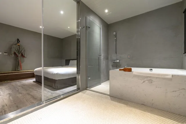 غرفة إليت بسرير كوين، Yunoyado Onsen Hotspring Hotel Deyang 4/4