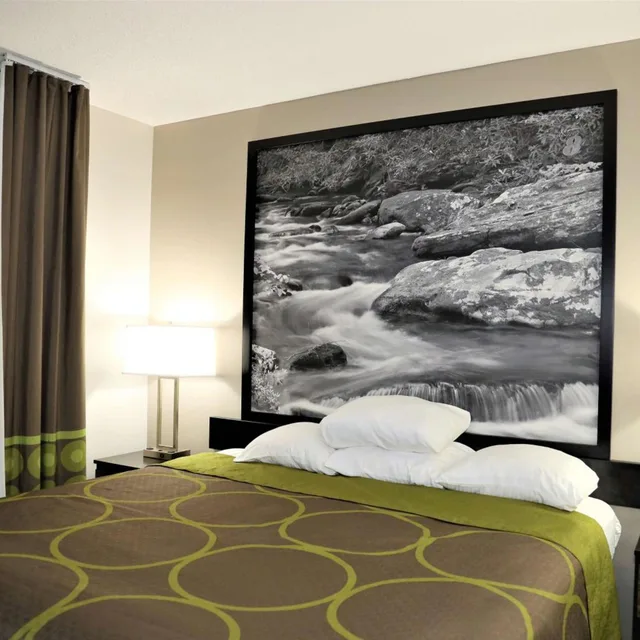 غرفة بسرير كينج لذوي الإعاقة، Super 8 by Wyndham High Point/Greensboro 3/6