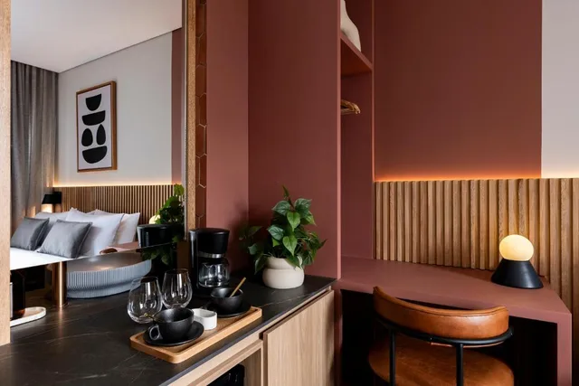 غرفة بسرير مزدوج بشرفة، Heiss Hotel 8/8
