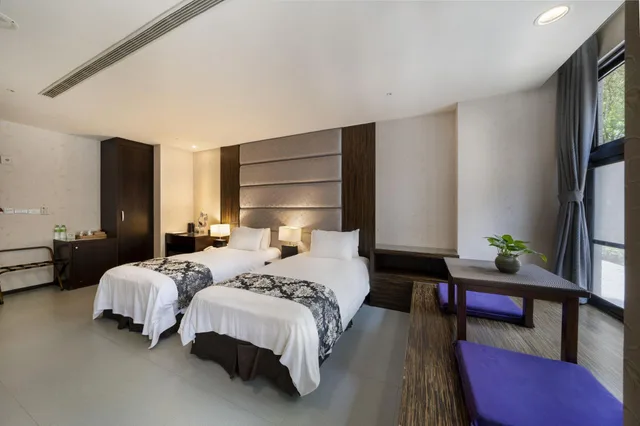 غرفة تنفيذية بسريرين منفصلين لذوي الإعاقة، Tai-Yi Red Maple Resort(Tai-Yi Ecological Leisure Farm) 2/2