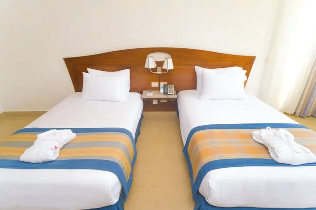 غرفة قياسية بسريرين منفصلين بإطلالة على المسبح، Stella Gardens Resort & Spa 5/10