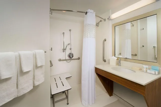 استوديو بسرير كينج مع أريكة لذوي الإعاقة، Hampton Inn And Suites San Antonio Northwest Medical Center 1/4
