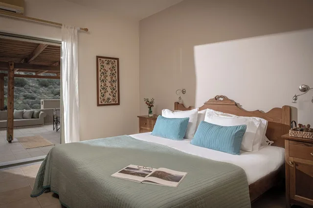فيلا بأربعة أسرّة بغرفتي نوم بإطلالة جزئية على البحر بمسبح خاص، Istron Villas 5/8