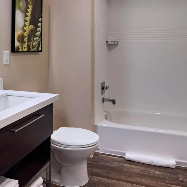 استوديو بسرير كينج مع أريكة بحوض استحمام لذوي الإعاقة، Towneplace Suites Tacoma Lakewood 4/8