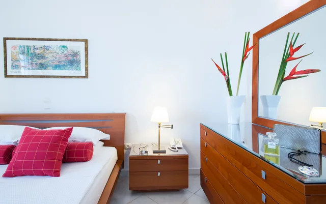 غرفة سوبيريور بسرير كوين بإطلالة على البحر مع أريكة، Mykonos Adonis Hotel 4/9