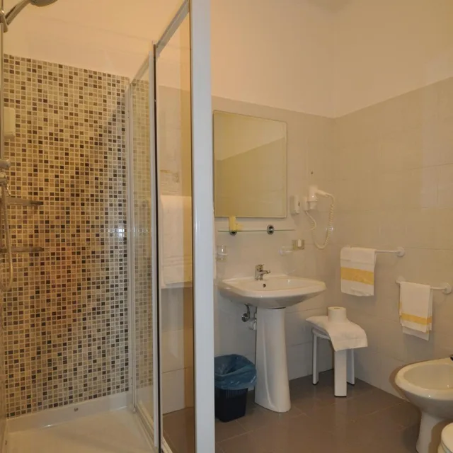 غرفة بسرير مزدوج أو سريرين منفصلين، Hotel Sole Mare 5/5