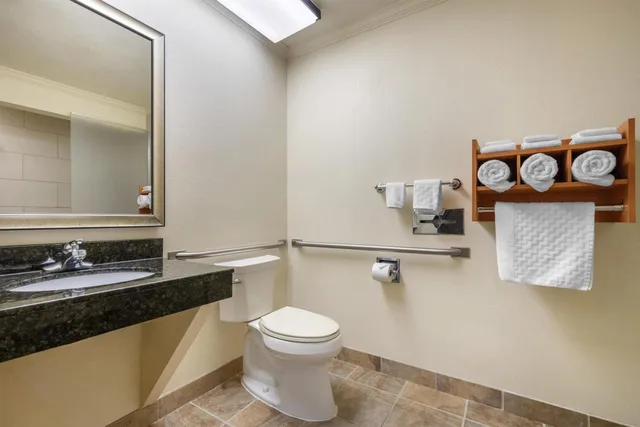 غرفة بسرير كينج بحوض استحمام لذوي الإعاقة، Best Western Davison Inn 9/10