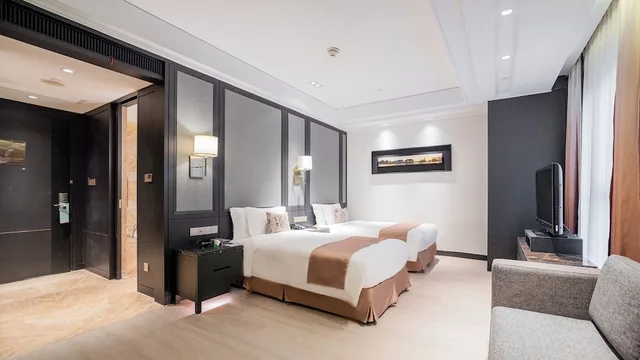 غرفة قياسية بسريرين منفصلين، Crowne Plaza Shanghai Anting Golf 3/7