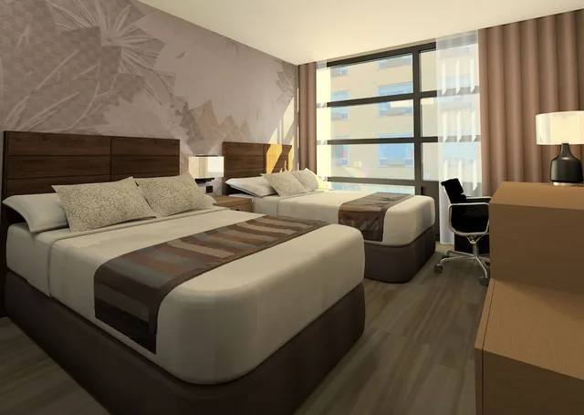 غرفة بسريرين مزدوجين، Wingate By Wyndham Long Island City 1/4