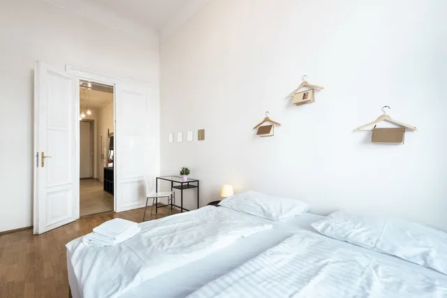Mezzanine, 2 Bedrooms, Superior, Apartment, 5 Beds, 2 Double Beds, Bunk Bed, Sofa, Terrace، Hybernska Apartments 3/10