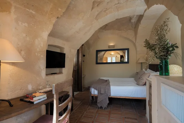غرفة تقليدية بسرير مزدوج بإطلالة على المدينة، Locanda San Martino Thermae 8/10