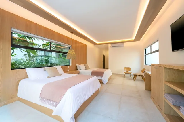 غرفة قياسية بسريرين كوين، Mayan Monkey Tulum 2/6