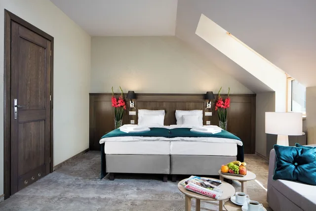 غرفة ديلوكس بسرير كوين بغرفة نوم واحدة، Residence Szary 1/8