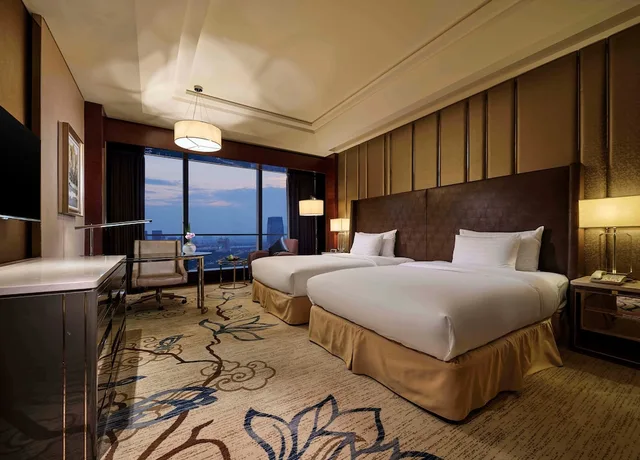 Business, Twin Beds, SANDING NEW CENTURY GRAND HOTEL YIWU 2/4