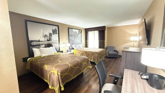 غرفة بسرير كينج، Super 8 by Wyndham Harrison OH 7/9