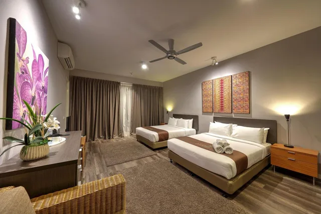 جناح عائلي ديلوكس بغرفتي نوم، Acappella Suite Hotel 2/10