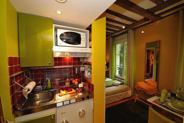 Yellow Studio, Les Patios Du Marais 5/6