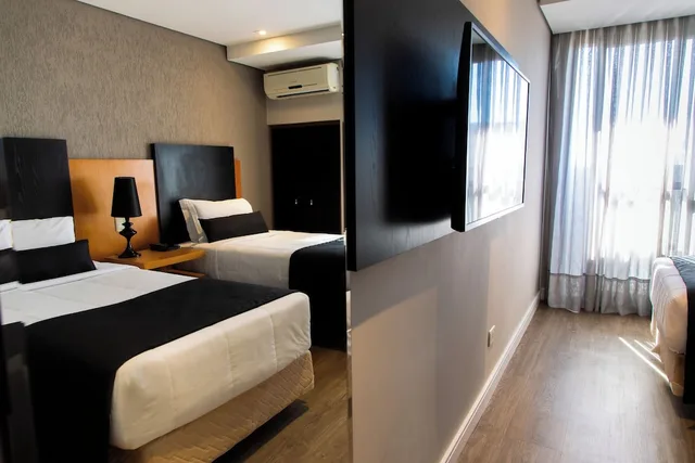 غرفة سوبيريور بسريرين منفصلين، Slaviero Hotel Curitiba Batel 3/6