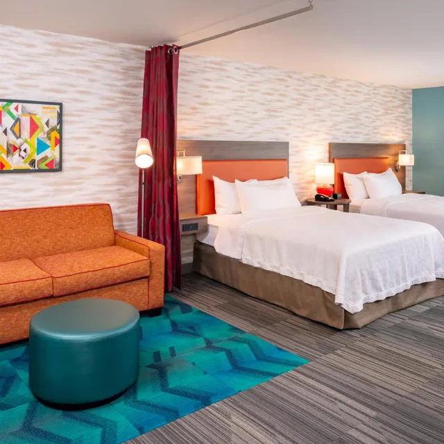استوديو بسريرين كوين مع أريكة، Home2 Suites By Hilton Columbus West 3/8