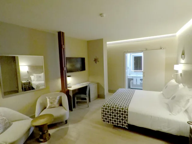 Deluxe, Double or Twin Bed, Terrace, America Sevilla 3/9