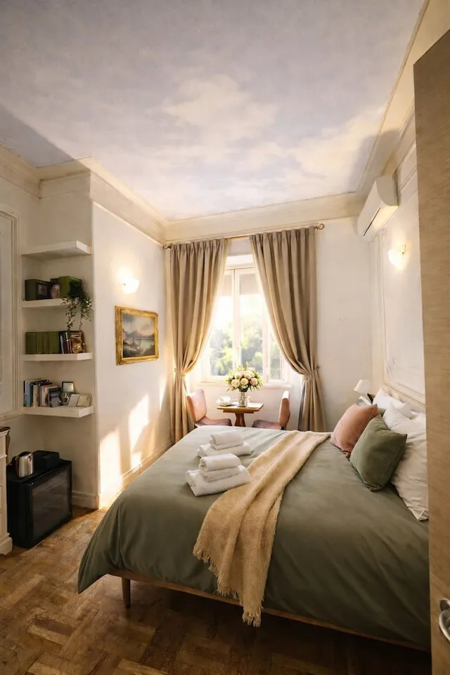 Comfort, Double Bed, External Bathroom، Suites Piazza Del Popolo 2/9