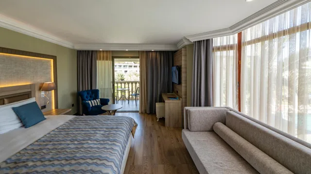 غرفة ركنية بسرير كينج، Samara Hotel Bodrum Ultra All Inclusive 2/10